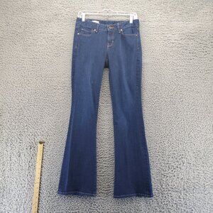 Gap Jeans Womens 27R Blue Perfect Boot Dark Wash Cotton Blend Stretch Denim